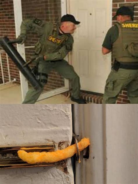 SWAT cheeto lock. . Cheeto lock meme